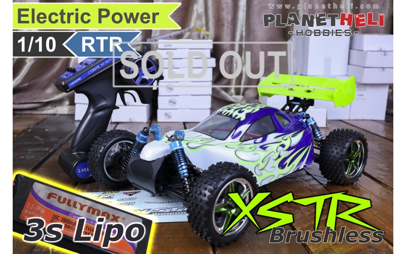 HSP RC Buggy XSTR Pro BRUSHLESS 4wd FULL Propo 1/10 Scale EP RTR Ready To Run with 2.4Ghz Remote Control